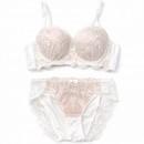 【女装サイズ】 お嬢様系 清楚レイヤード ブラショーツセット