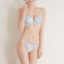 【女装サイズ】 清楚なスカラップカットレース ブラショーツセット